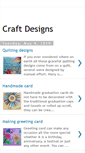 Mobile Screenshot of craftdesignss.blogspot.com