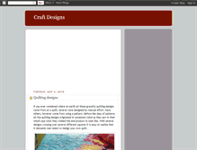 Tablet Screenshot of craftdesignss.blogspot.com