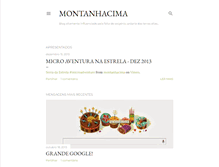 Tablet Screenshot of montanhacima.blogspot.com