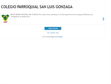 Tablet Screenshot of colparroquialsanluisgonzaga.blogspot.com