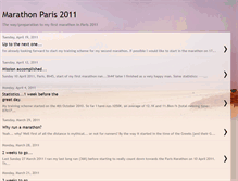 Tablet Screenshot of marathon10042011.blogspot.com