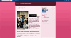 Desktop Screenshot of bandfiveminutes.blogspot.com