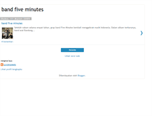 Tablet Screenshot of bandfiveminutes.blogspot.com