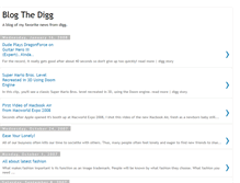 Tablet Screenshot of blogthedigg.blogspot.com