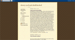 Desktop Screenshot of deweyeyed.blogspot.com