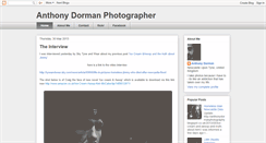 Desktop Screenshot of anthonydormanphotography.blogspot.com