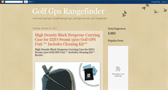 Desktop Screenshot of golf-gps-rangefinder.blogspot.com