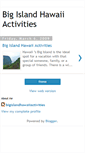 Mobile Screenshot of big-island-hawaii-activities.blogspot.com