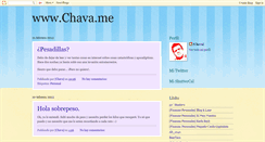 Desktop Screenshot of chavamxl.blogspot.com