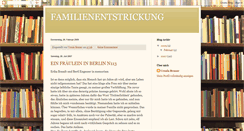 Desktop Screenshot of familienentstrickung.blogspot.com
