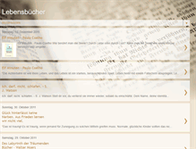 Tablet Screenshot of lebens-buecher.blogspot.com