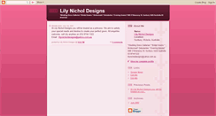 Desktop Screenshot of lilynicholdesigns.blogspot.com