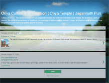 Tablet Screenshot of oriyaculture.blogspot.com