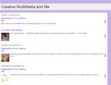 Tablet Screenshot of creativemultimediaandme.blogspot.com