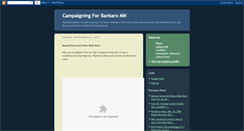 Desktop Screenshot of campaigning-for-barbaro-mn.blogspot.com