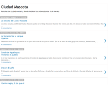 Tablet Screenshot of ciudadmascota.blogspot.com