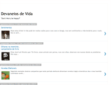 Tablet Screenshot of devaneiosdevida.blogspot.com