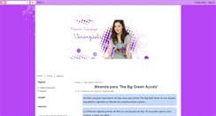 Desktop Screenshot of mirandacosgrovevenezuela.blogspot.com