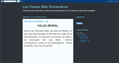 Desktop Screenshot of losvideosmsromanticos.blogspot.com