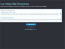 Tablet Screenshot of losvideosmsromanticos.blogspot.com