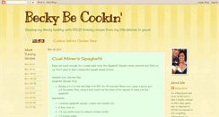 Desktop Screenshot of beckybecookin.blogspot.com