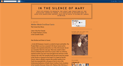 Desktop Screenshot of inthesilenceofmary.blogspot.com