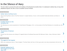 Tablet Screenshot of inthesilenceofmary.blogspot.com