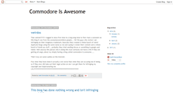 Desktop Screenshot of commodoreisawesome.blogspot.com