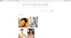 Desktop Screenshot of beautywomenofcinema.blogspot.com
