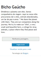 Mobile Screenshot of oibichogaucho.blogspot.com