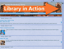 Tablet Screenshot of libraryinaction.blogspot.com