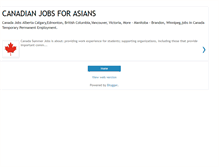 Tablet Screenshot of canadian-jobs-for-asian.blogspot.com