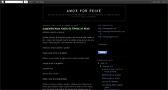 Desktop Screenshot of amorporpeixe.blogspot.com