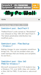 Mobile Screenshot of mypcwall.blogspot.com
