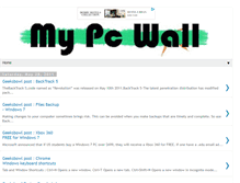 Tablet Screenshot of mypcwall.blogspot.com