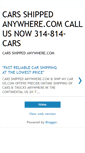 Mobile Screenshot of carsshippedanywhere.blogspot.com