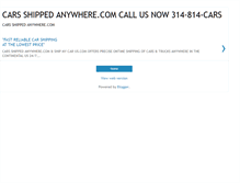 Tablet Screenshot of carsshippedanywhere.blogspot.com