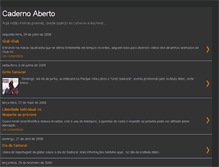 Tablet Screenshot of cadernoaberto.blogspot.com