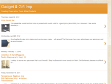 Tablet Screenshot of gadget-and-gift-reviews.blogspot.com