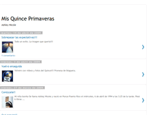 Tablet Screenshot of misquinceprimaveras.blogspot.com