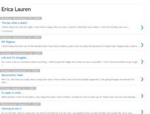 Tablet Screenshot of ericalaurenwrites.blogspot.com