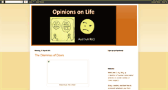 Desktop Screenshot of aliriceopinions.blogspot.com