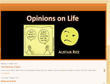 Tablet Screenshot of aliriceopinions.blogspot.com