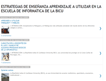 Tablet Screenshot of escuelainformaticabicu.blogspot.com