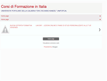 Tablet Screenshot of corsiformazionerk.blogspot.com
