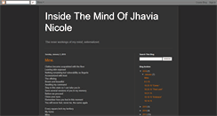 Desktop Screenshot of jhavianicole.blogspot.com