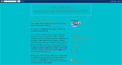 Desktop Screenshot of kateandjack.blogspot.com