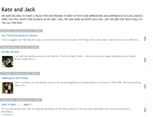 Tablet Screenshot of kateandjack.blogspot.com