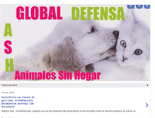 Tablet Screenshot of globaldefensaanimalessinhogar.blogspot.com