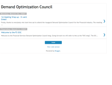 Tablet Screenshot of demandoptimizationcouncil.blogspot.com